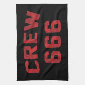 Bemanning 666 theedoek (Verticaal)