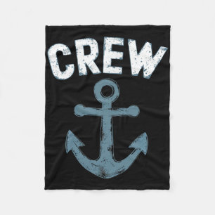 Bemanning Anker Scheepvaart Zeilen Zeevarenden Oce Fleece Deken