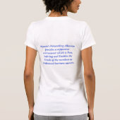 Bemanning met korte mouwen t-shirt (Achterkant)