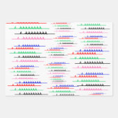 Bemanning Race Roeiers - Vijf boten Inpakpapier Vel (Voorkant 2)