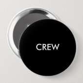 BEMANNING RONDE BUTTON 4,0 CM (Voorkant /achterkant)