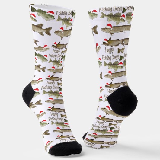 Bemanning Socks Gelukkige Visdagen Sokken (Gebogen)