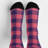 Bemanning Socks Heet Roze Magenta Indigo Buffalo P Sokken (Top)