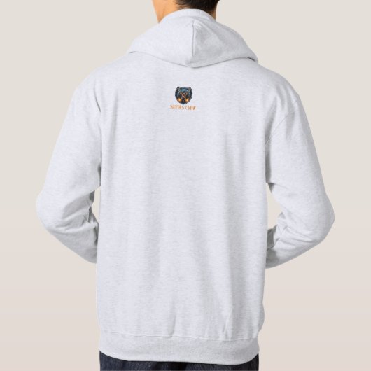 bemanning van de kerstman hoodie (Achterkant)