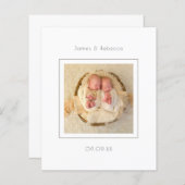 Bemanningsaankondiging budgetminimalistische tweel (Voorkant / Achterkant)