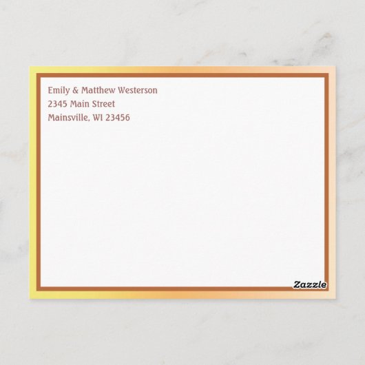 Bemanningsaankondiging van Little Ray of Sunshine Briefkaart (Achterkant)