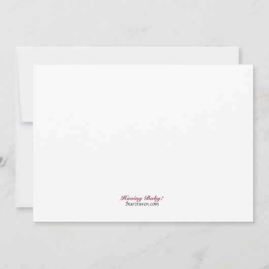 Bemanningsaankondigingen roze gekleurde vun aankondiging (Achterkant)