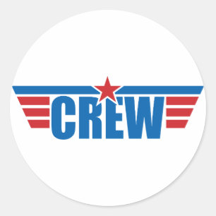 Bemanningsbadge - Luchtvaart Ronde Sticker