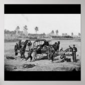 Bemanningsbemanning in de burgeroorlog poster (Voorkant)