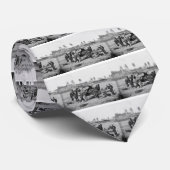 Bemanningsbemanning in de burgeroorlog stropdas (Opgerold)