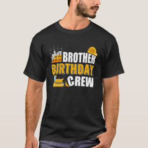 Bemanningsbroeder Birthday Crew, geboortedag T-shirt