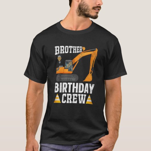Bemanningsbroeder Birthday Crew, geboortedag T-shirt (Voorkant)