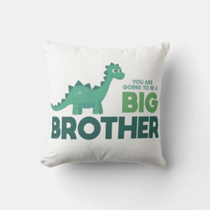 Bemanningsdino voor grote broers kussen