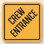 Bemanningsingang Hard Plastic Onderzetter (Voorkant)