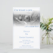 Bemanningskaart met baby (Staand voorkant)