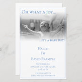 Bemanningskaart met baby (Voorkant / Achterkant)