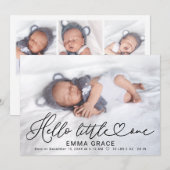 Bemanningskaarten voor foto's in script feestdagenkaart (Voorkant / Achterkant)