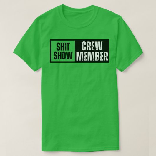 Bemanningslid 2 van het show t-shirt (Design voorkant)