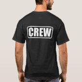 Bemanningslid - Personeel van het evenemententeam T-shirt (Achterkant)