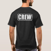 Bemanningslid - Personeel van het evenemententeam T-shirt (Achterkant)