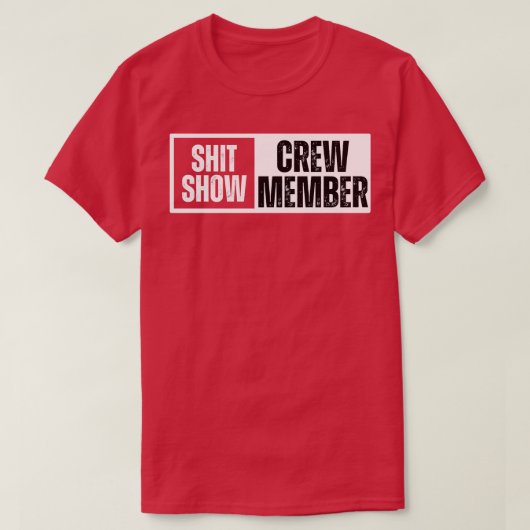Bemanningslid van het show 4 t-shirt (Design voorkant)