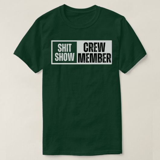 Bemanningslid van het show 4 t-shirt (Design voorkant)