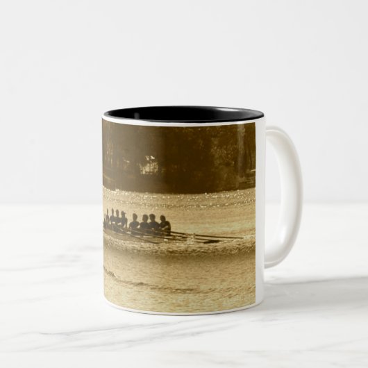 BemanningsMok Tweekleurige Koffiemok (Voorkant rechts)