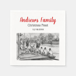 bemanningsroeiers in de boot aan de haven servet