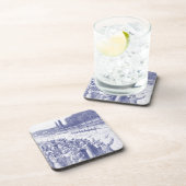  bemanningsroosters met veel toeschouwers blauw bier onderzetter (Rechterzijde)