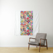 Bembroidery floral neckline patroon met bloemen en wandkleed (In Situ (horizontaal))