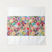 Bembroidery floral neckline patroon met bloemen en wandkleed (Voorkant)