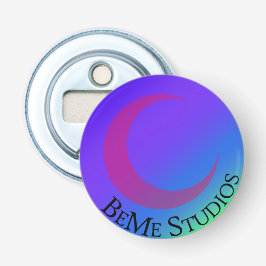 BeMe Studios Logo Button Flesopener