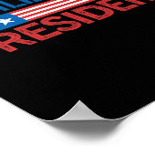 Bemesting President Tee Donald Trump Grappig Poster (Hoek)
