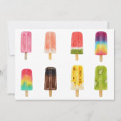 Bemiddag Uitnodiging Foto Pop op over populaties (Achterkant)