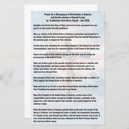 Bemiddel voor het President Trump en de Verenigde  (Voorkant / Achterkant)