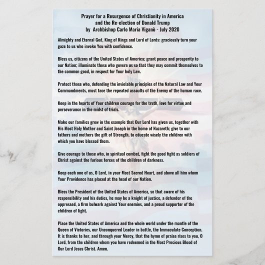 Bemiddel voor het President Trump en de Verenigde  (Voorkant)