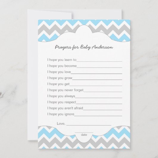 Bemiddelaars voor Baby, BOY baby shower wenst de K (Voorkant)