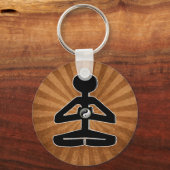 BEMIDDELDE YOGA YIN YANG SLEUTELHANGER (Voorkant)