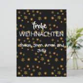 Bemiddeling Kerstkaart Frohe Wiihnachten (Staand voorkant)