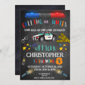 Bemiddeling van de politie kaart (Voorkant / Achterkant)