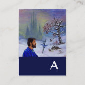 BEMIDDELING VAN EEN KNACHT-Monogram Visitekaartje (Achterkant)