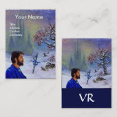 BEMIDDELING VAN EEN KNACHT-Monogram Visitekaartje (Voorkant / Achterkant)