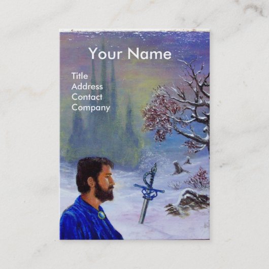 BEMIDDELING VAN EEN KNACHT-Monogram Visitekaartje (Voorkant)