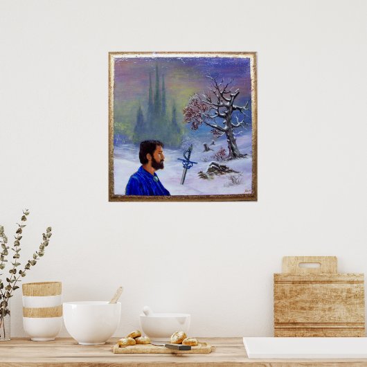 BEMIDDELING VAN EEN KNACHT POSTER (Keuken)