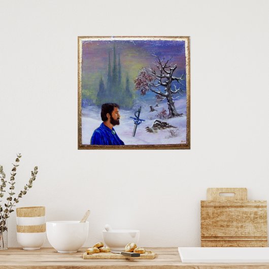 BEMIDDELING VAN EEN KNACHT POSTER (Keuken)