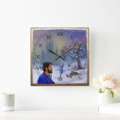 BEMIDDELING VAN EEN KNACHT VIERKANTE KLOK (Huis)