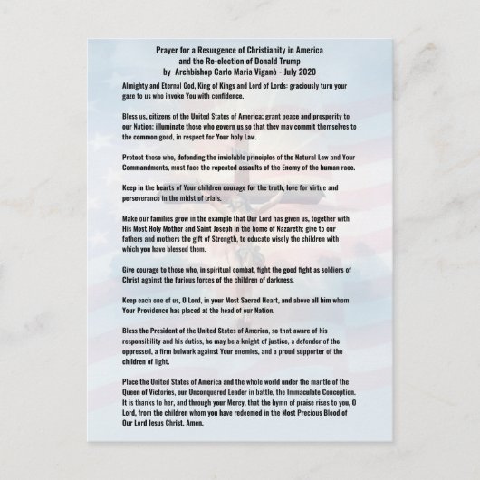 Bemiddeling voor President Trump en de Verenigde S Briefkaart (Voorkant)