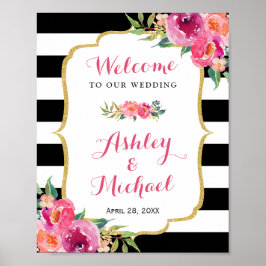 Bemiddeling voor weddenschappen Fuchsia Paars Pink Poster