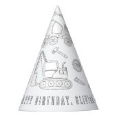 Bemiddelingspartner - kleur uw eigen Pet Feesthoedjes (Voorkant)