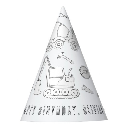 Bemiddelingspartner - kleur uw eigen Pet Feesthoedjes (Voorkant)